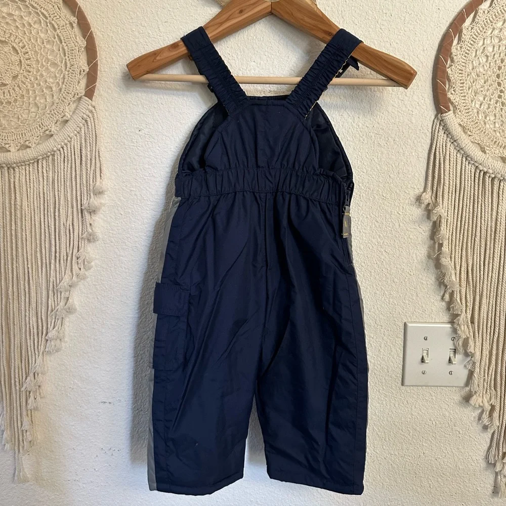 Osh kosh bgosh blue snowsuit overall 24 mths